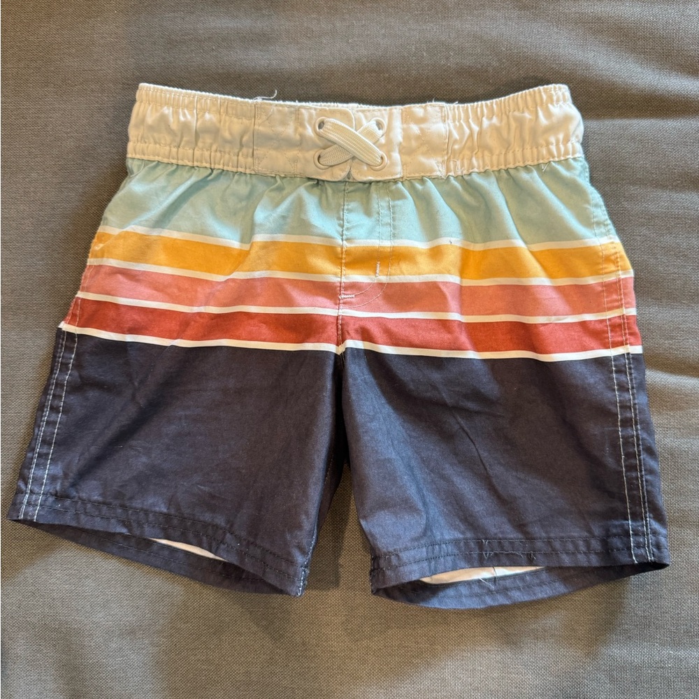 Cat & Jack Multicolor Kids Swim Trunks
